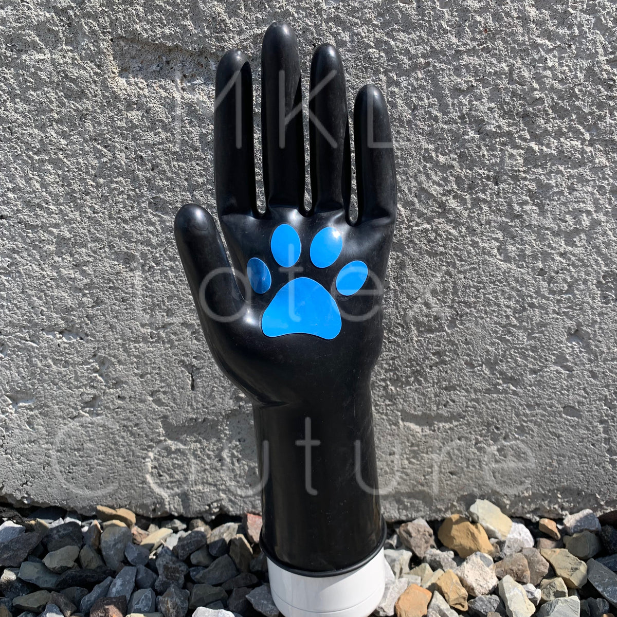 MKL Latex Couture Latex Paw Gloves