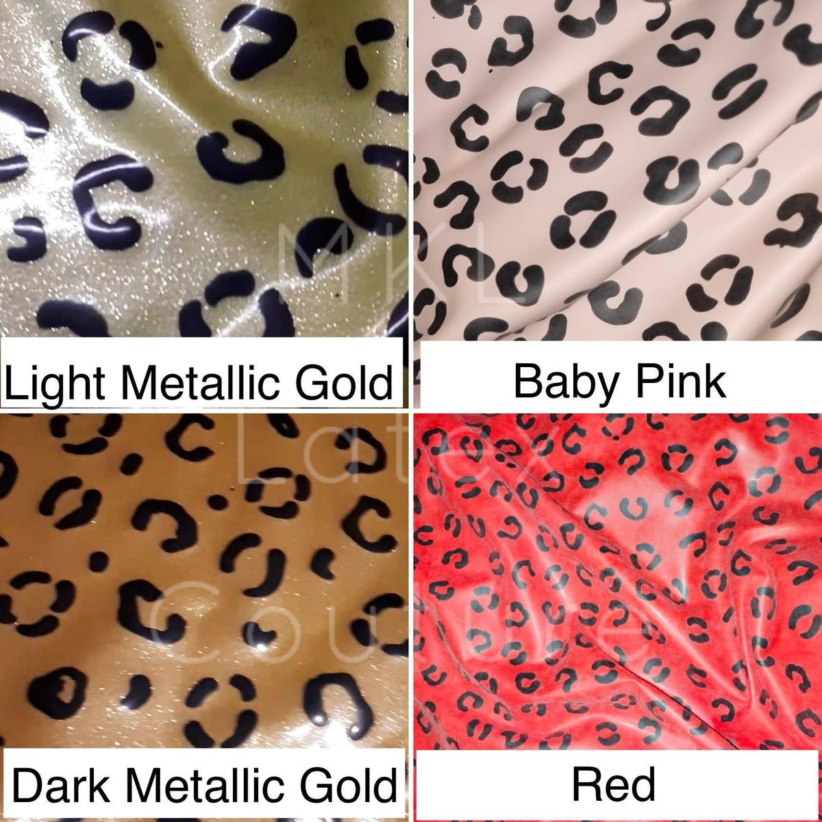 Latex leopard sheet