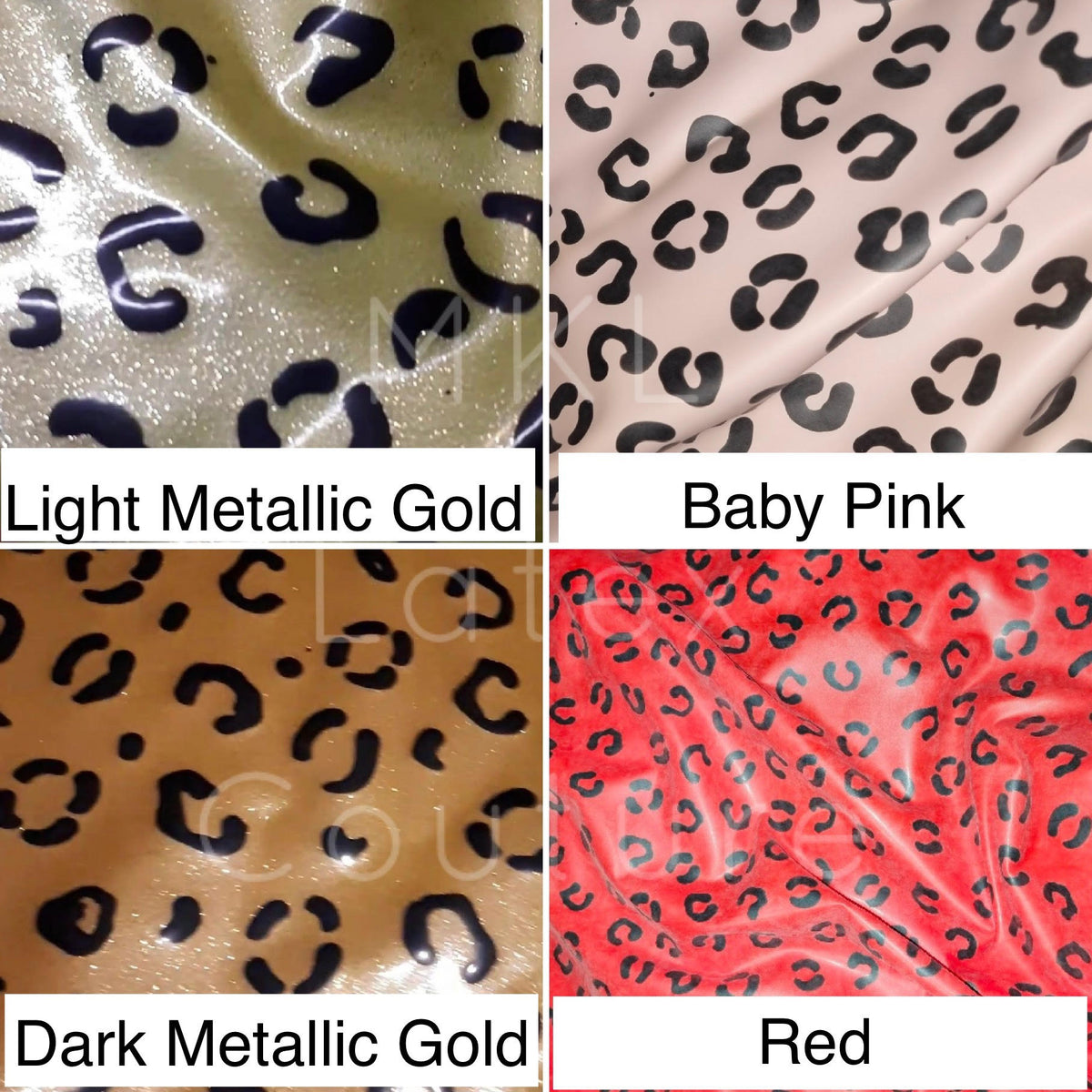 Latex Leopard sheets