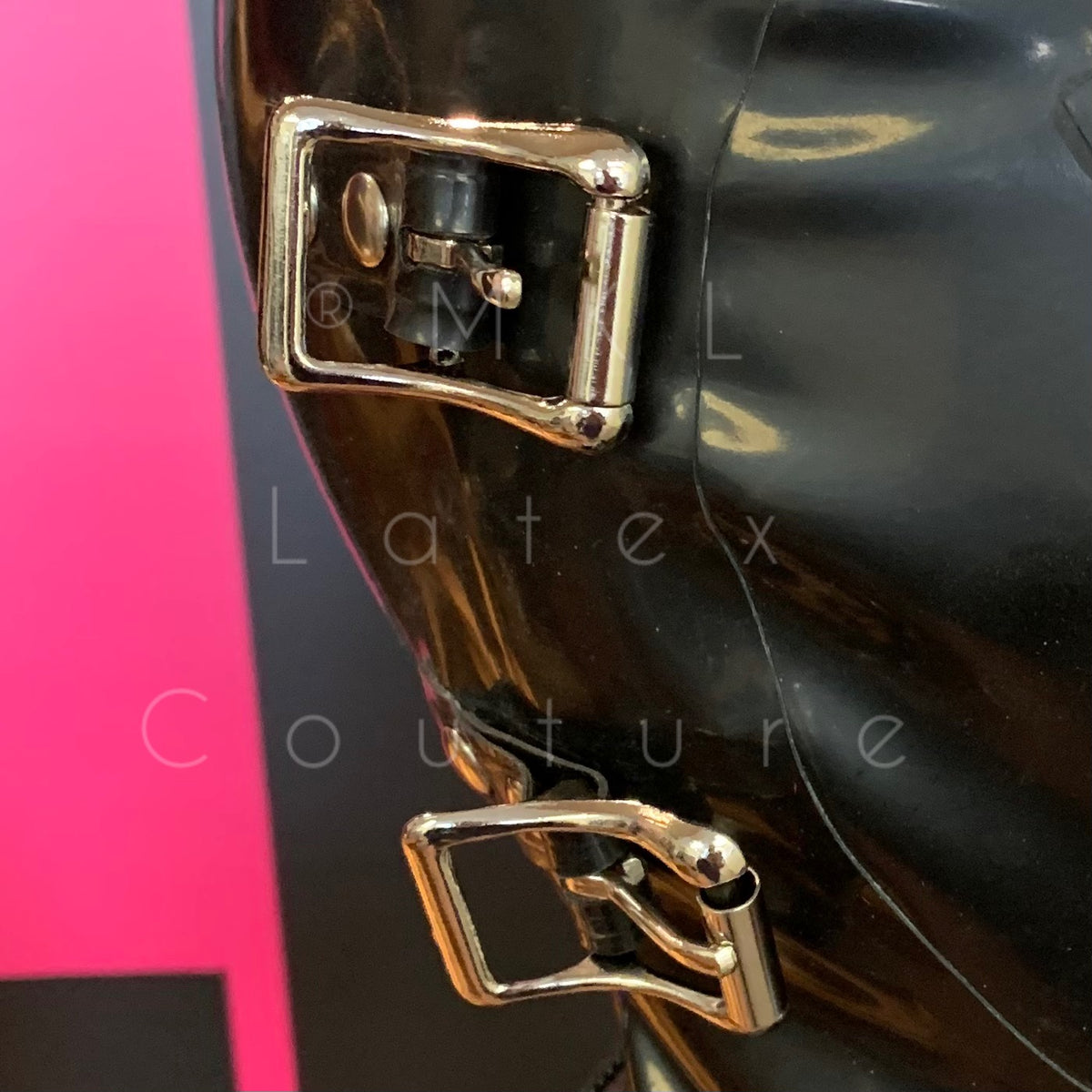 Buckles/Blinfold/MouthCover on your MKL hood