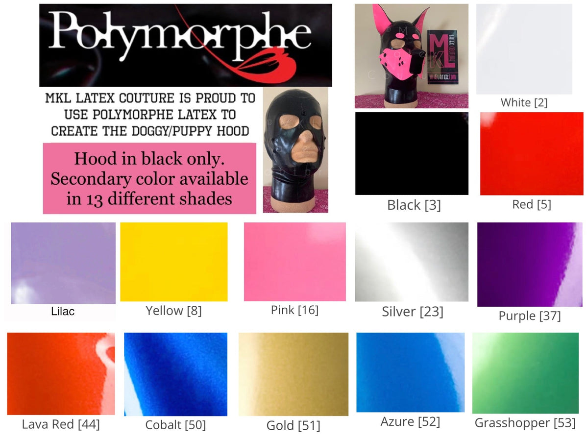Latex Hood Doggy Puppy colors
