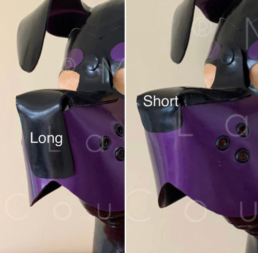 Latex hood Doggy Puppy nose