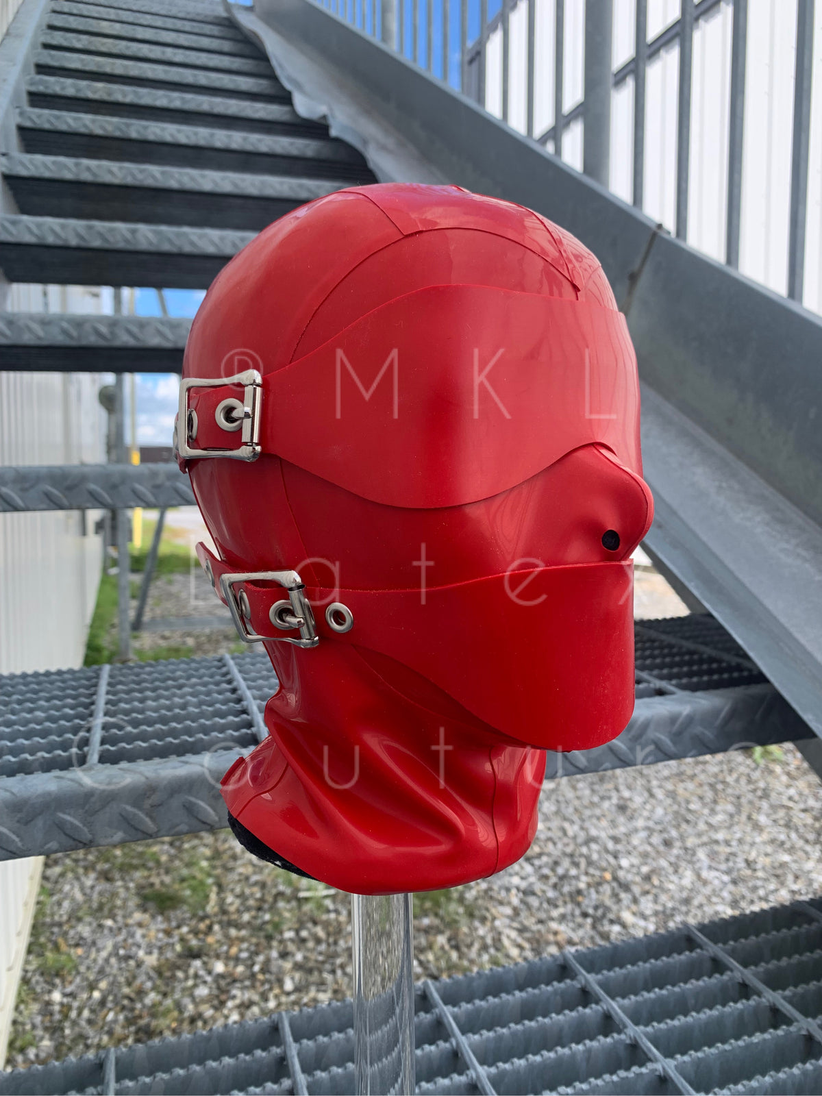 Buckles/Blinfold/MouthCover on your MKL hood