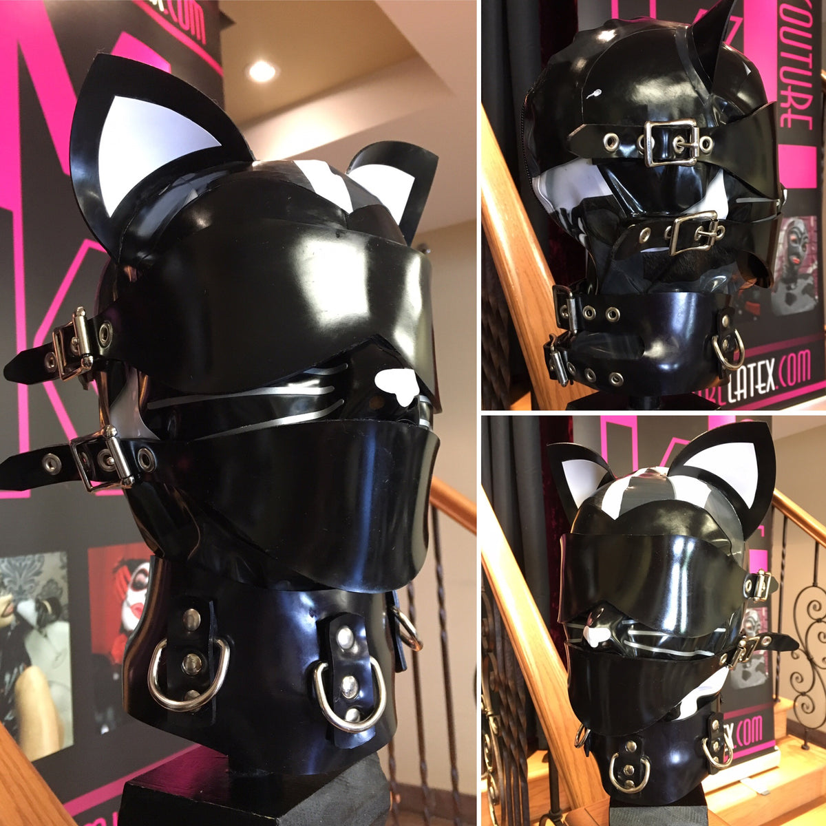 Buckles/Blinfold/MouthCover on your MKL hood