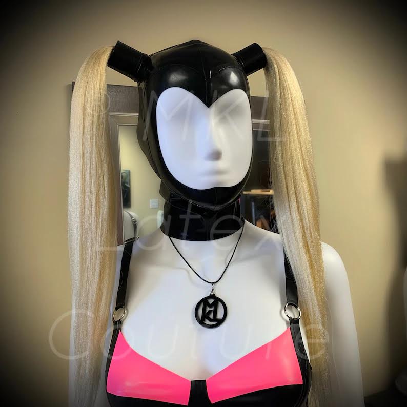 Open Face Latex Hood