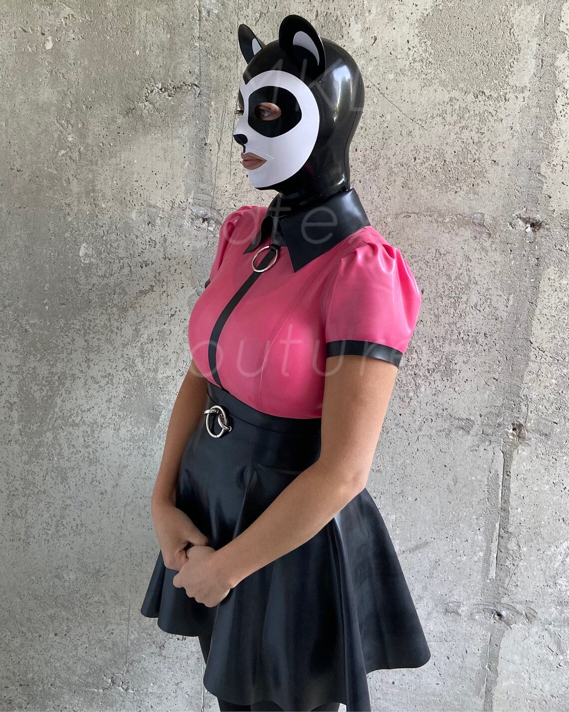Panda Latex Hood