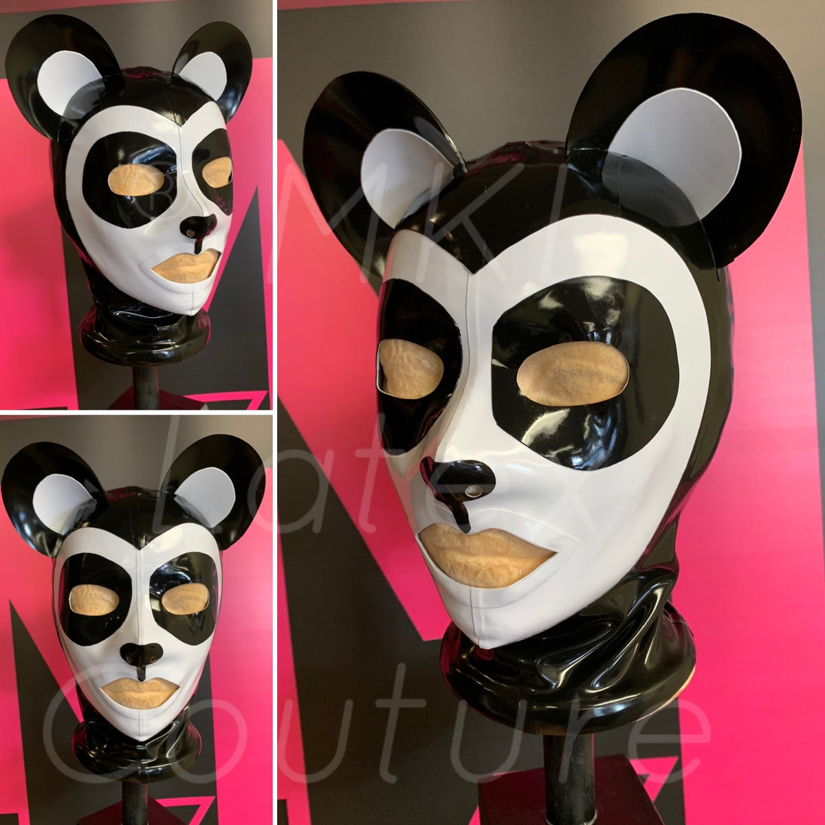 Panda Latex Hood