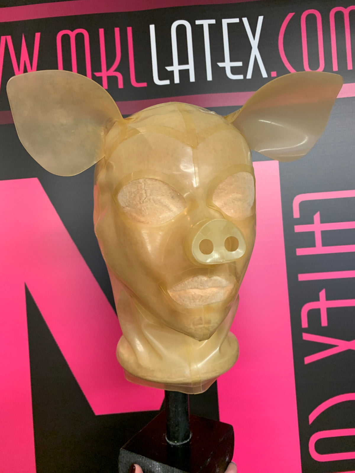 Piggy Latex Hood