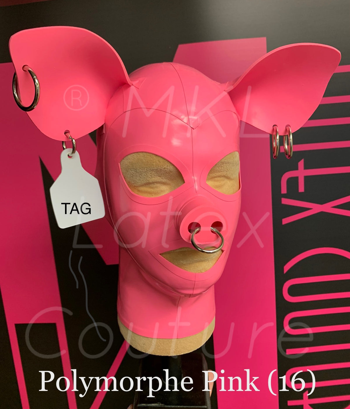 Piggy Latex Hood