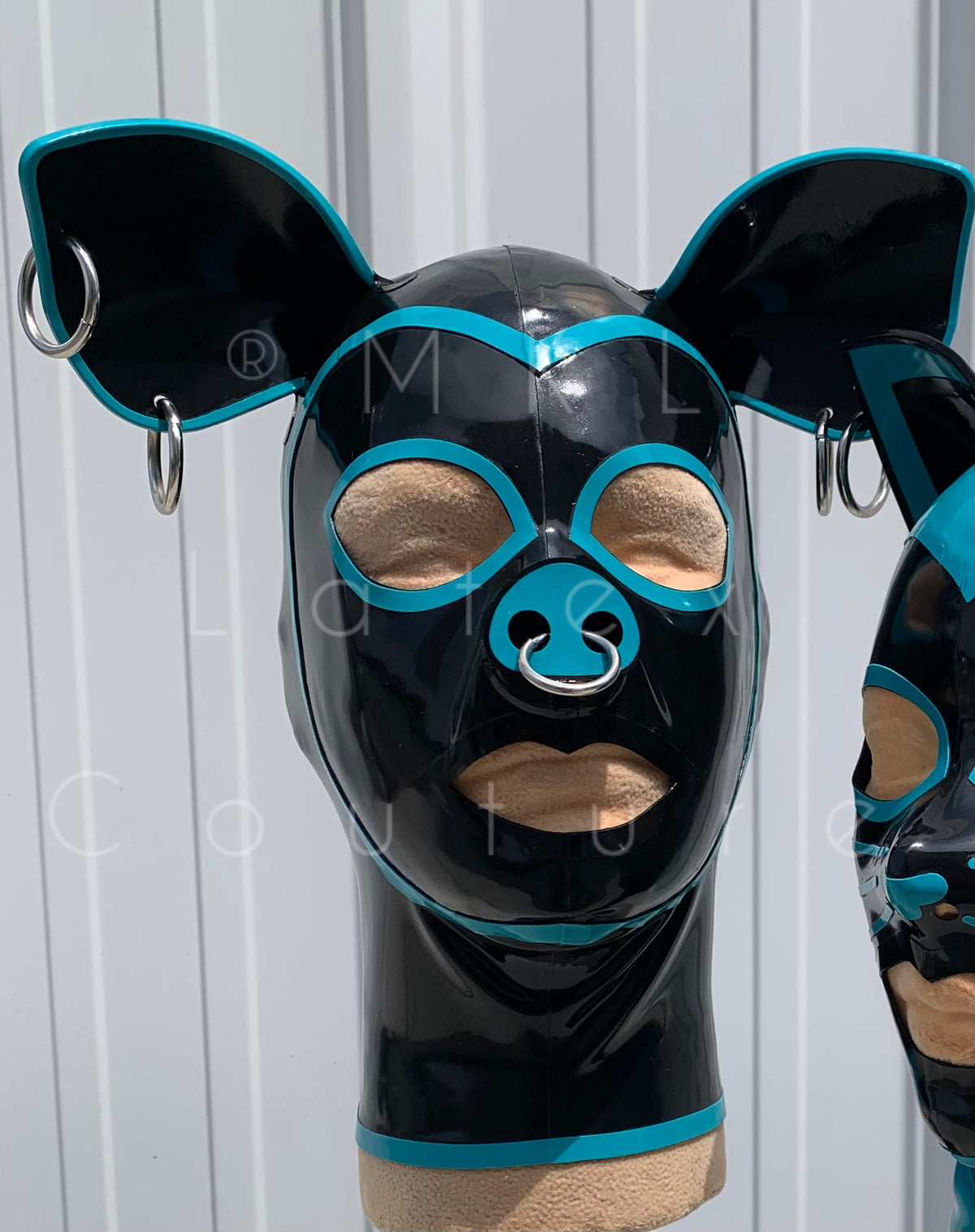 Piggy Latex Hood