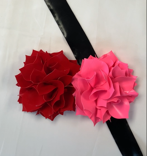 Latex Flowers choker