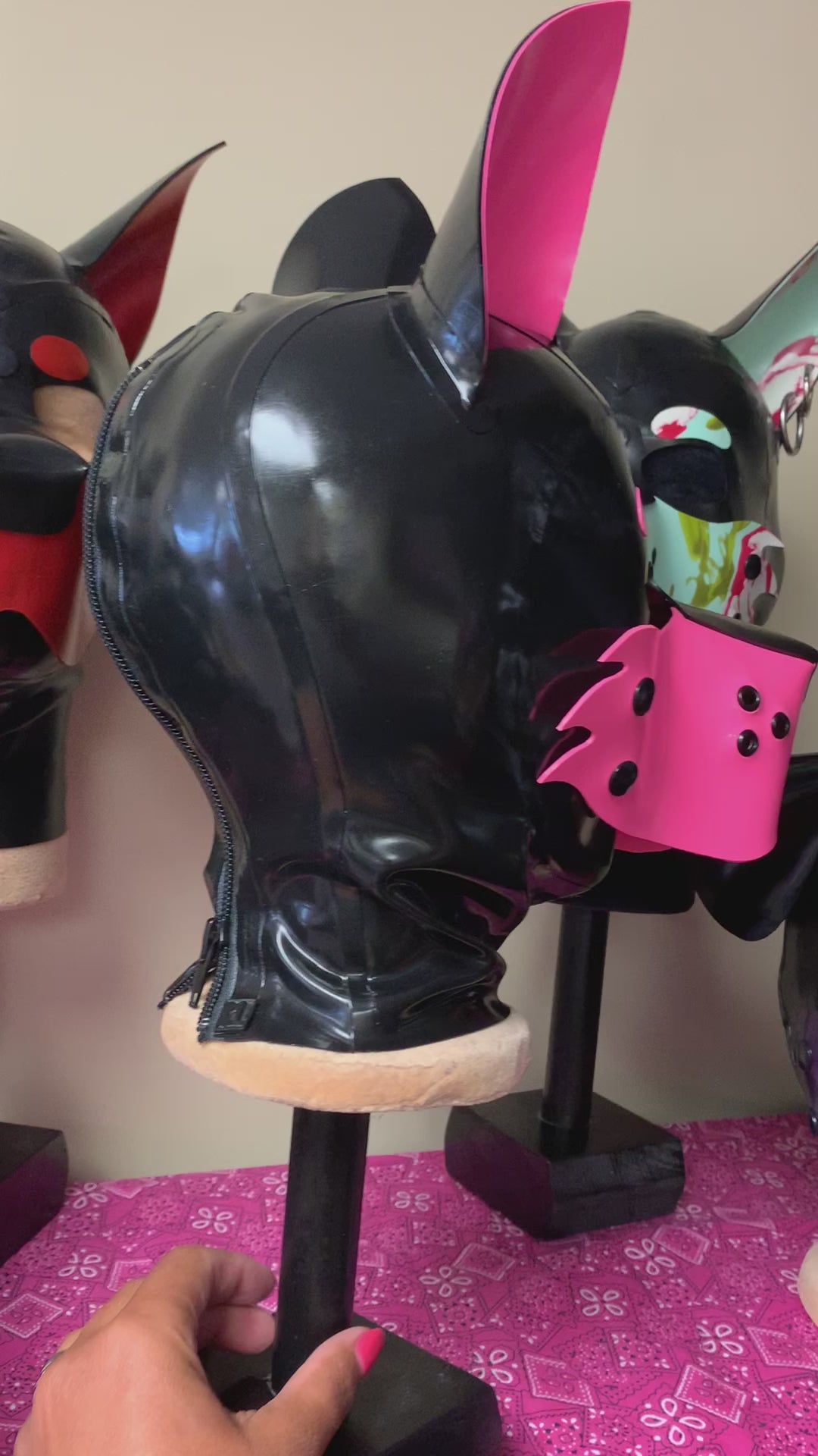 Latex Hood Doggy Puppy