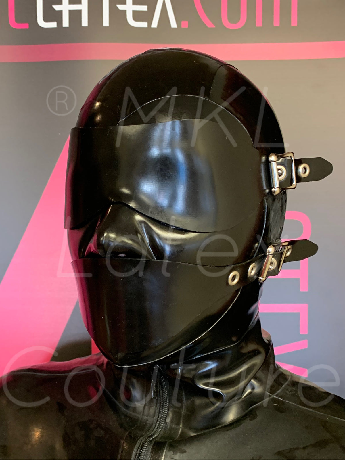 2 privation covers on latex hood