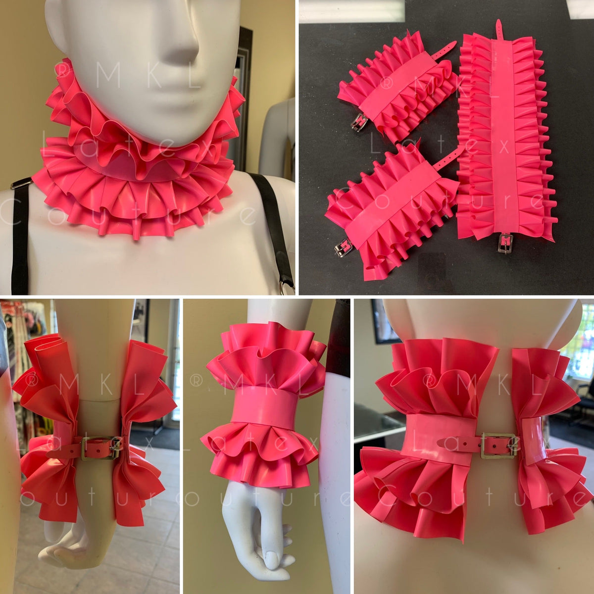 Frills Latex Collar