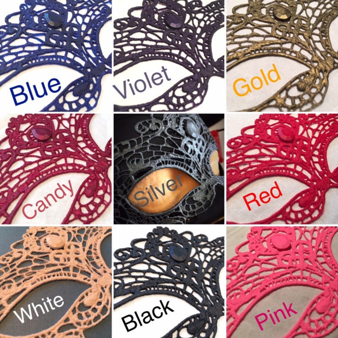 Latex Lace Color chart