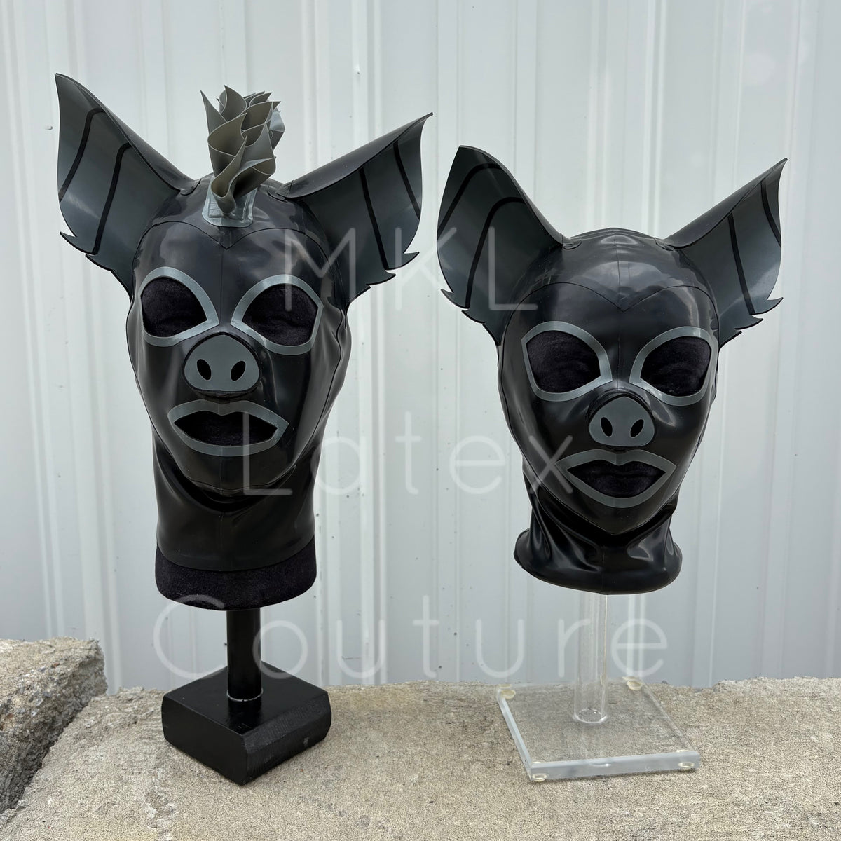  kit Bat latex hood handmade in Canada